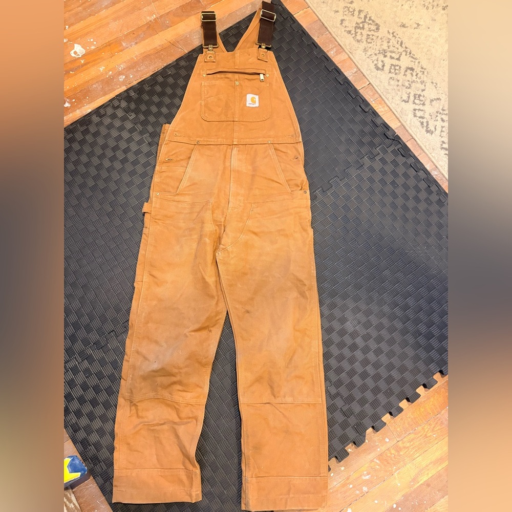Carhartt Tan Work Overalls